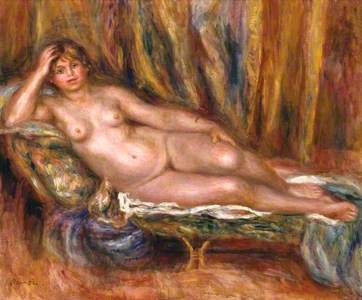 Nude on a Couch (Femme nue sur un canapé)