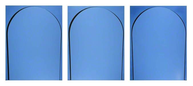 Poured Painting: Blue, Black, Blue