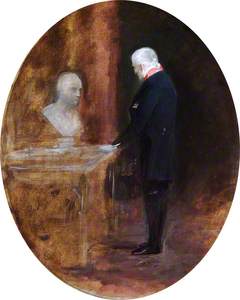 The 1st Duke of Wellington (looking at a bust of Napoleon)