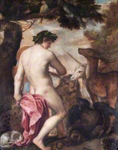 Orpheus Enchanting the Animals