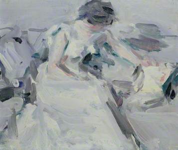 Lady in a White Dress