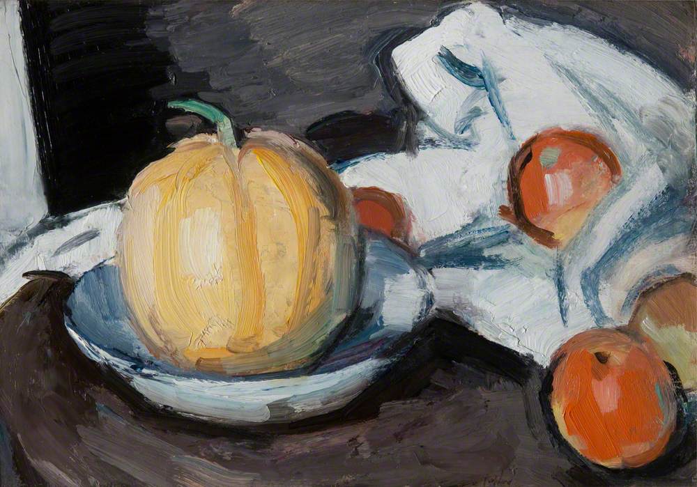 Still Life with a Melon and Apples