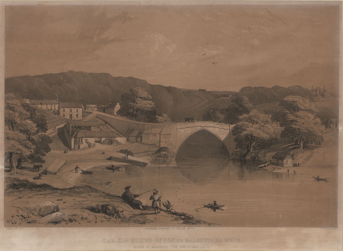 The Old Bridge of Don, near Balgownie's Brig