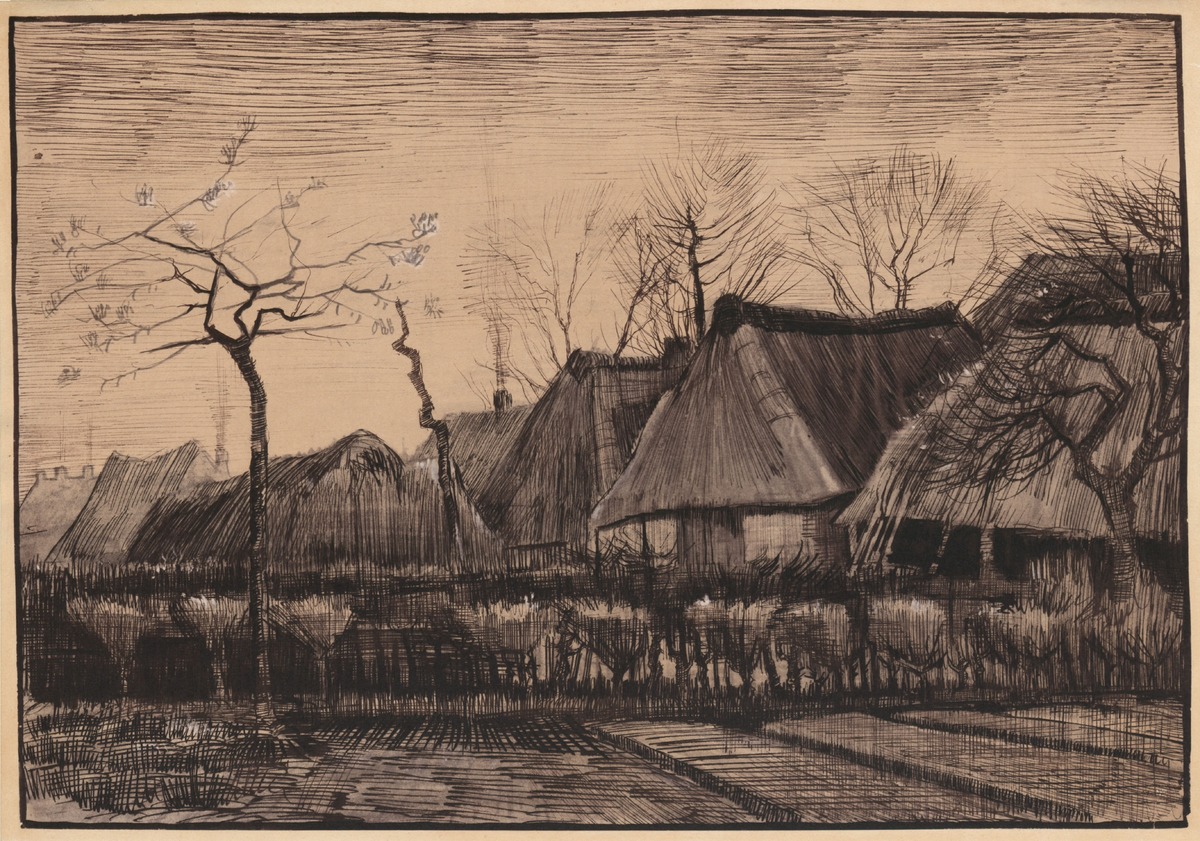 Landscape with Farm Houses