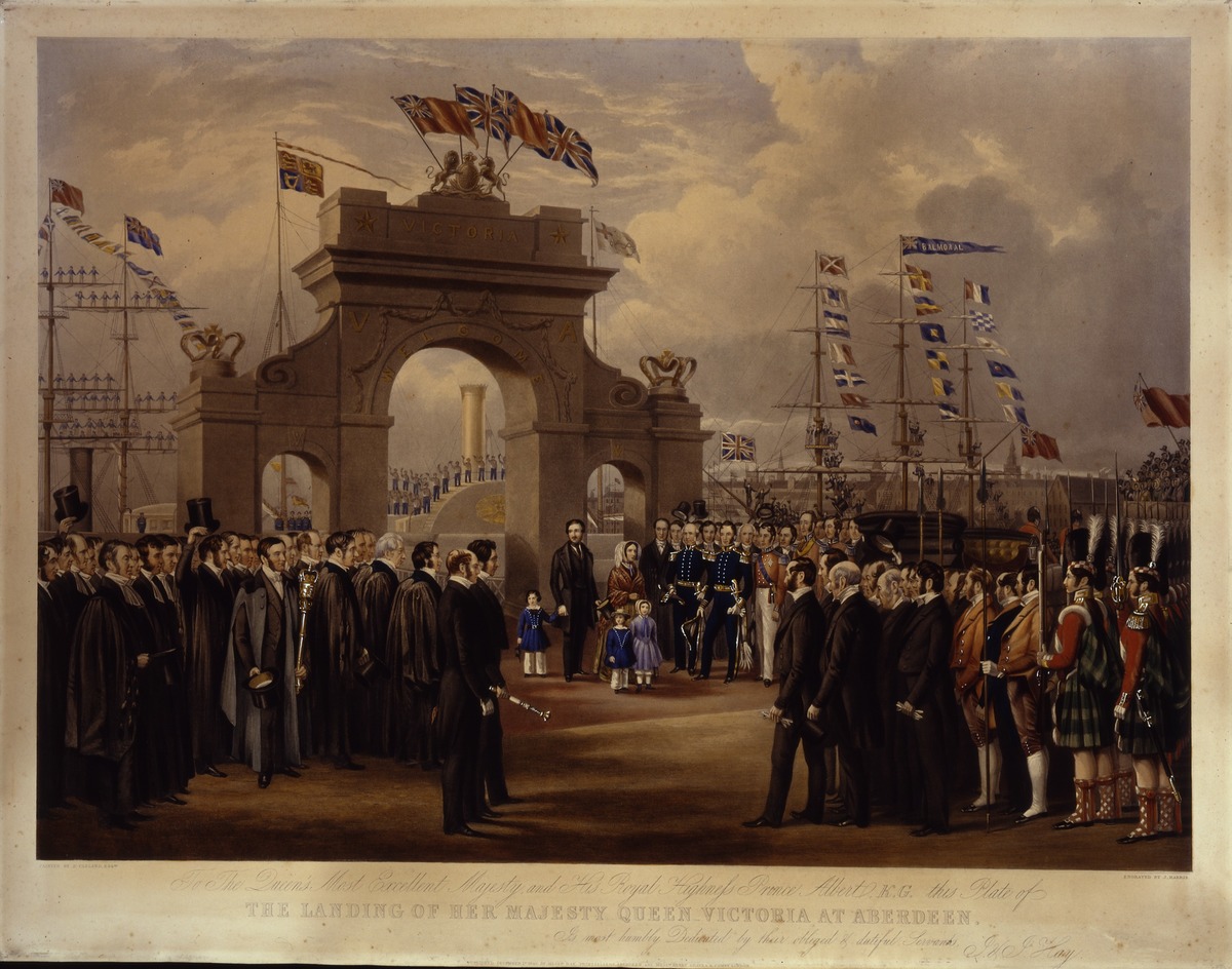 The Landing of her Majesty Queen Victoria at Aberdeen