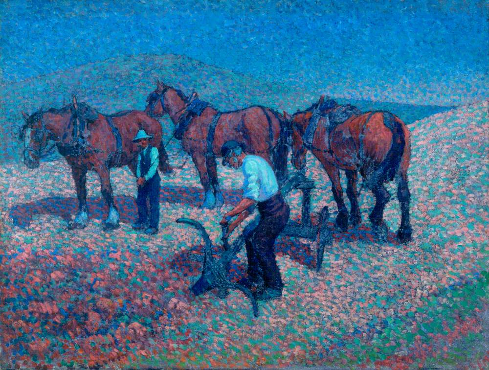 Ploughing on the Downs