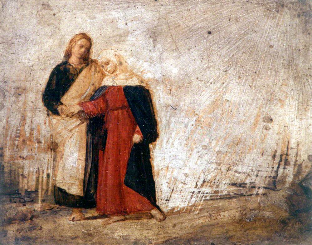 Saint John Leading Home His Adopted Mother