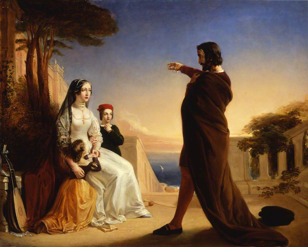 Tasso in Disguise Relating His Persecutions to His Sister