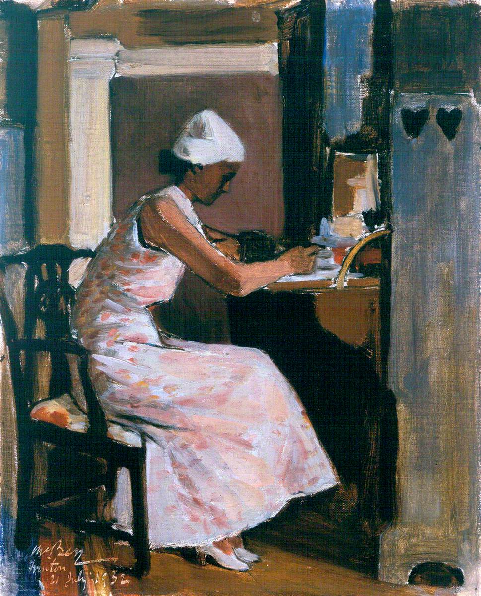 Woman Writing at a Secretaire