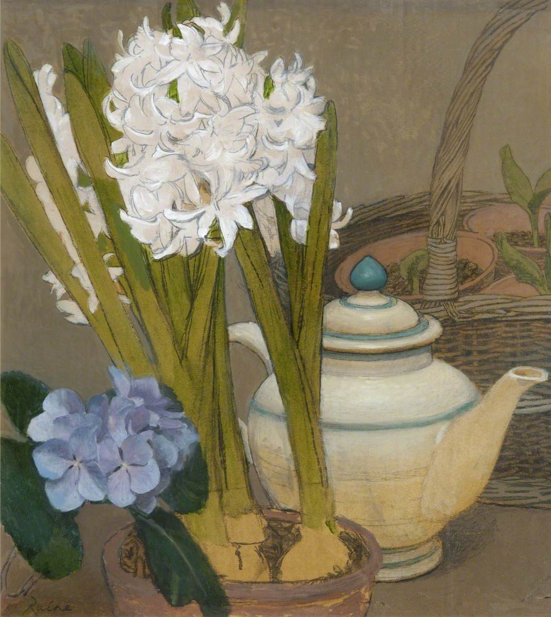 Hyacinth and Basket