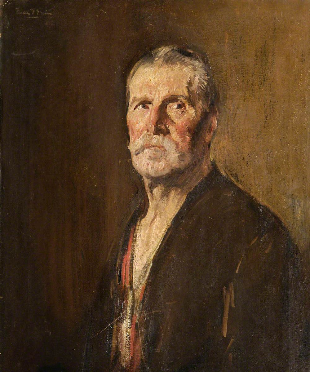 The Old Soldier (Drummer James Roddick, 1848–1928, 92nd Gordon Highlanders, in Old Age)