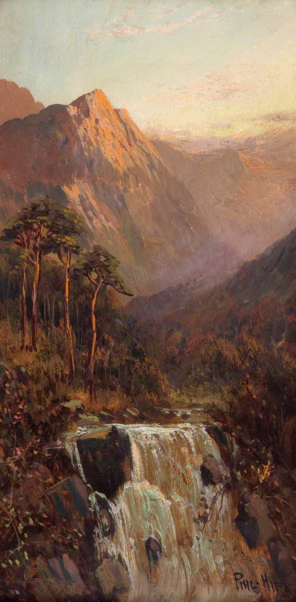 Waterfall and Mountain, Bodhyfryd