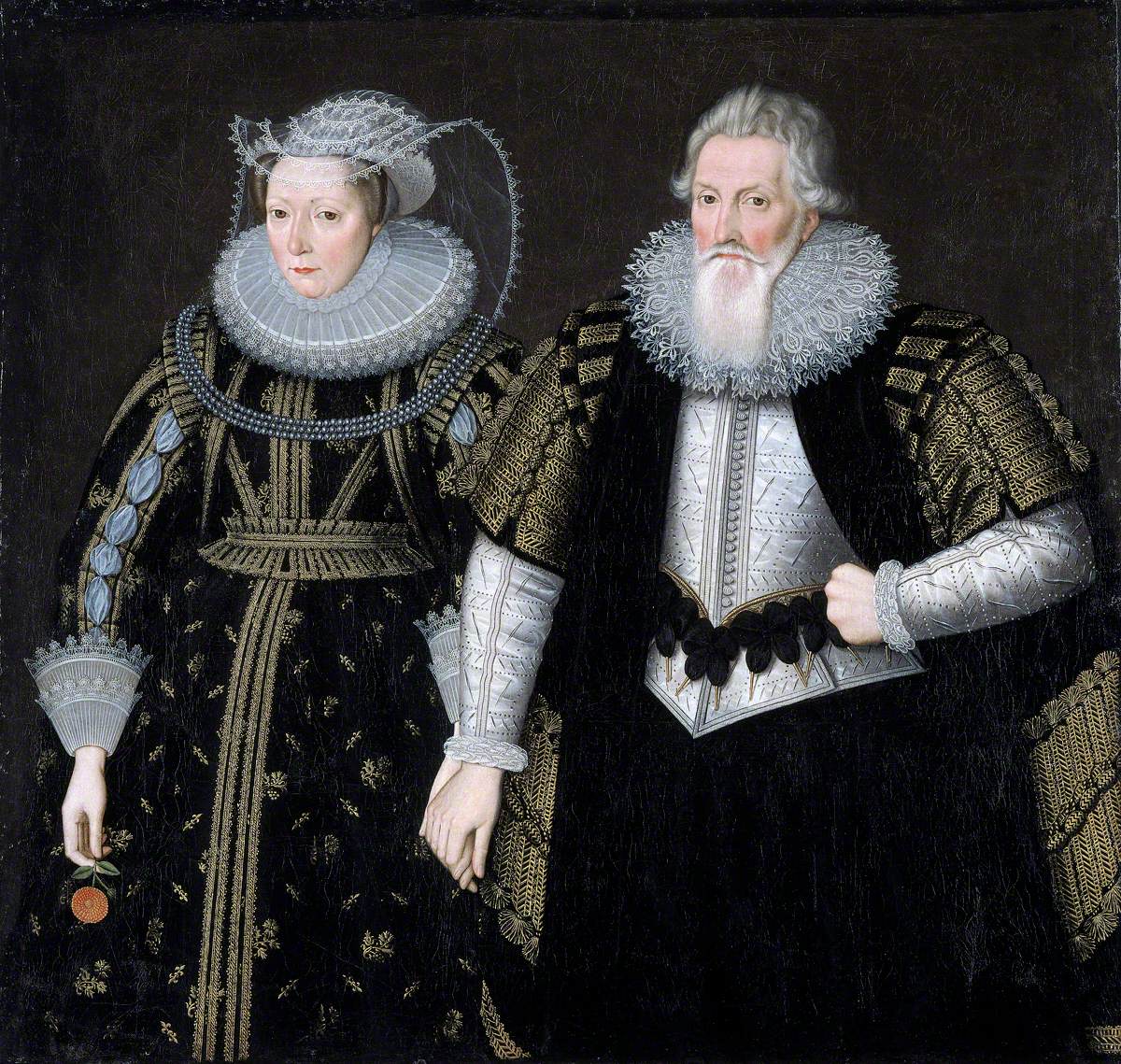 Sir Thomas Mansel (1556–1631), and Jane, née Pole, Lady Mansel