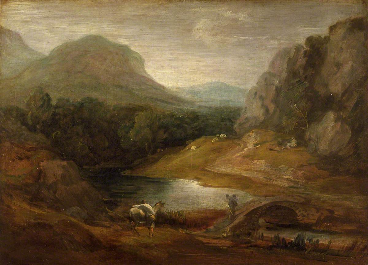 Rocky Landscape with a Bridge