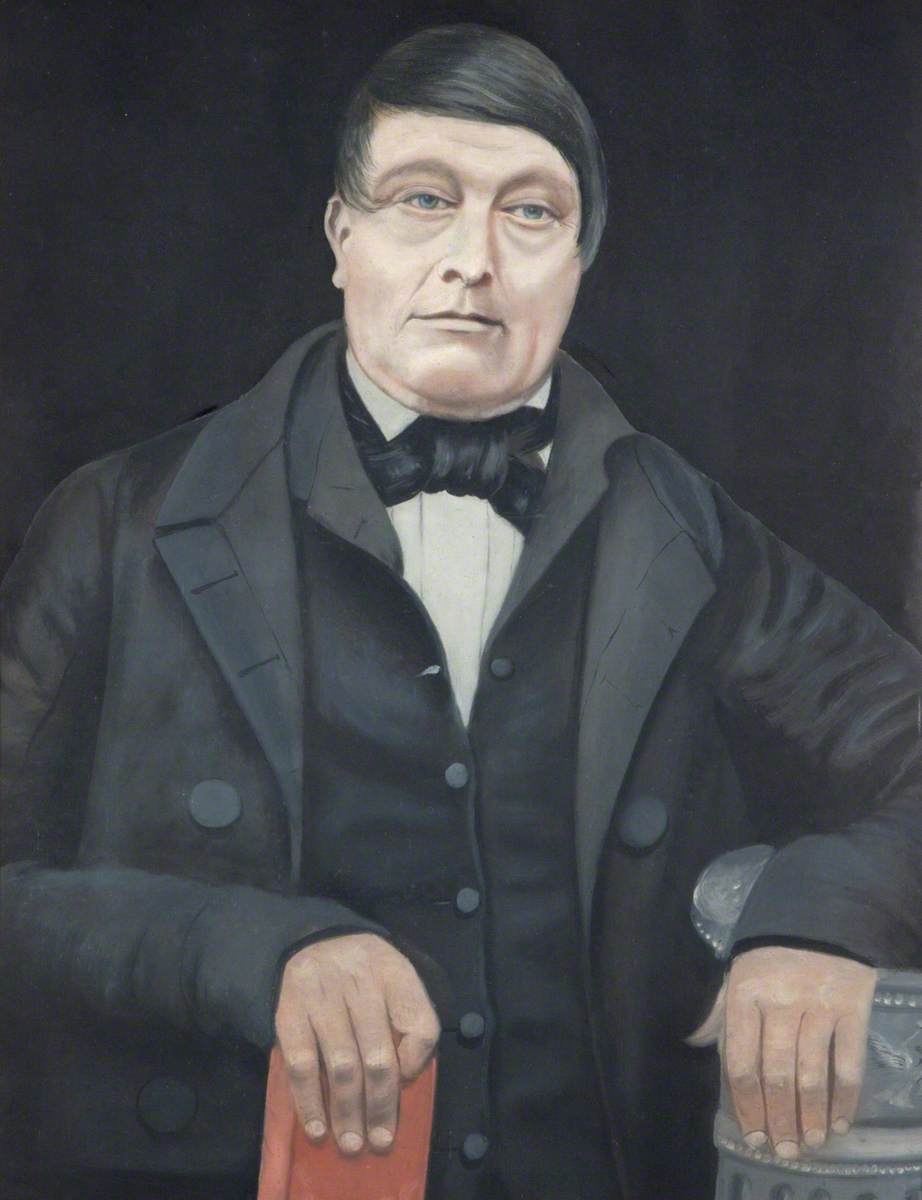 Portrait of a Man in a Dark Suit