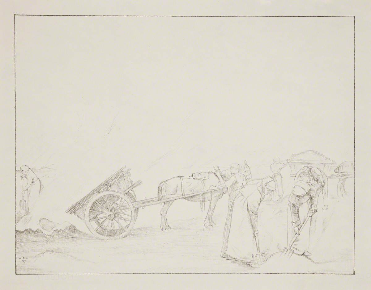 Burning CouchGrass Art UK