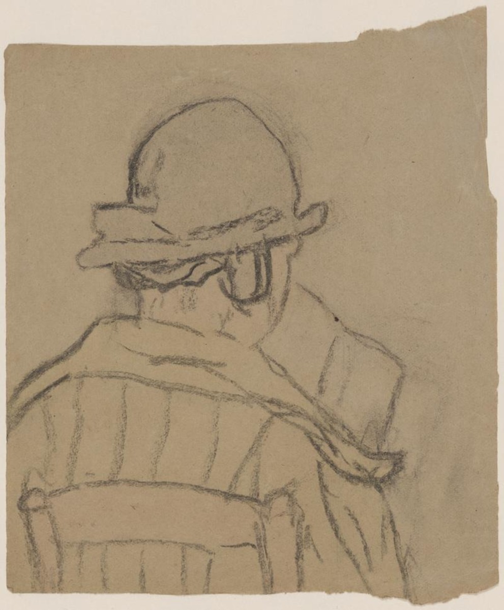 Figure in church