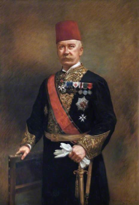 Pasha Crookshank in Diplomatic Dress and Fez
