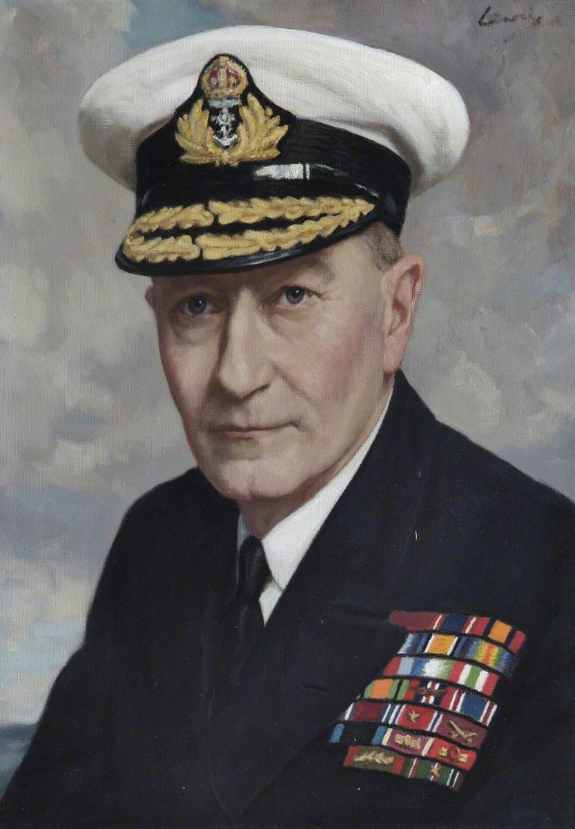 Admiral of the Fleet Sir John H. D. Cunningham (1885–1962), GCB, MVO, First Sea Lord and Chief of Naval Staff (1946–1948)