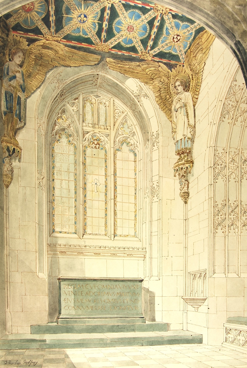 Design for Eton College Memorial Chapel