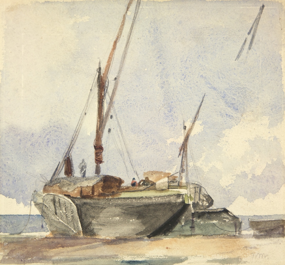 Fishing Vessel on a Beach