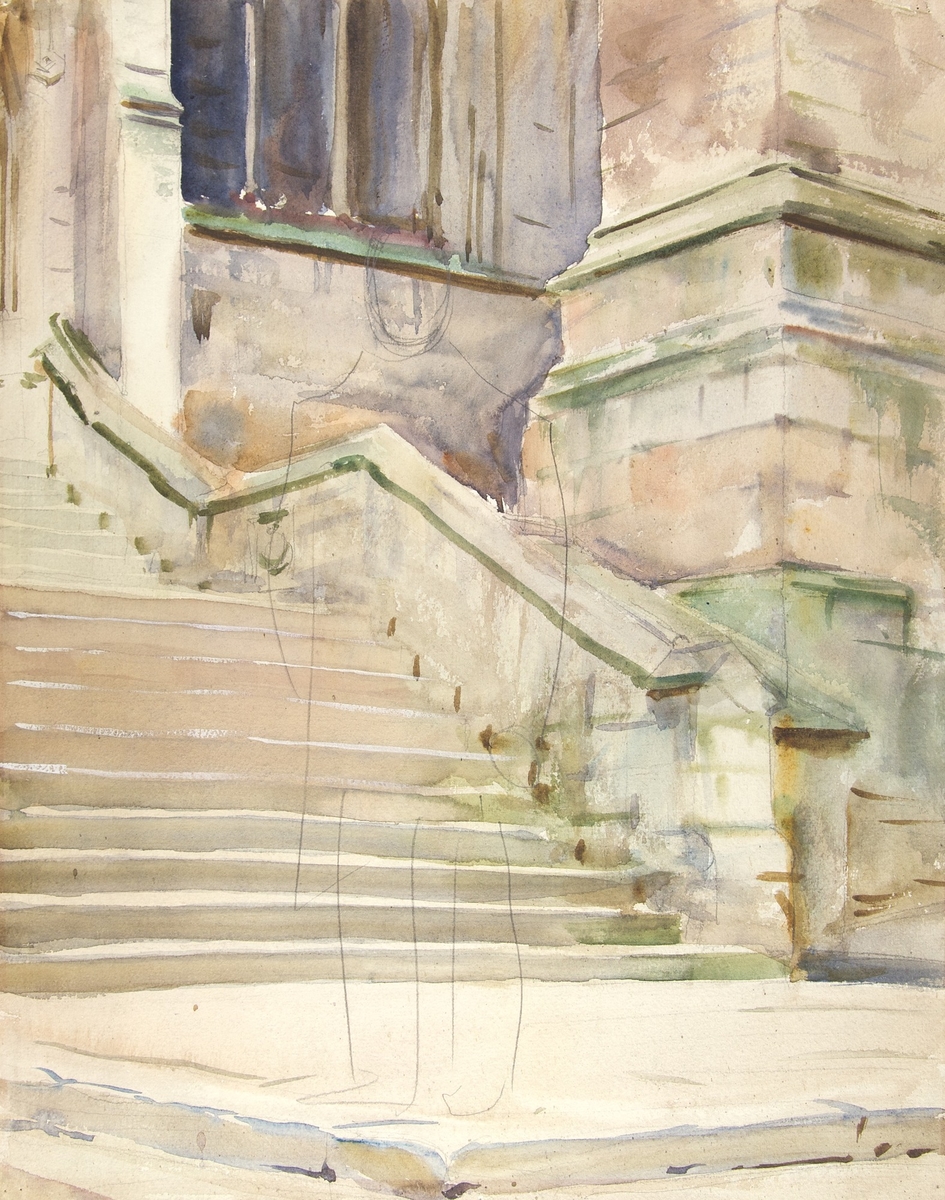 The Steps at Eton (Study for a Portrait for Edmond Warre)