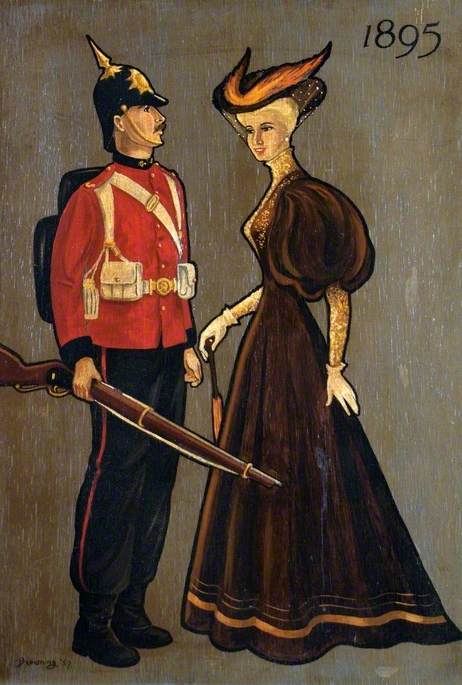 Soldier and Lady of 1895