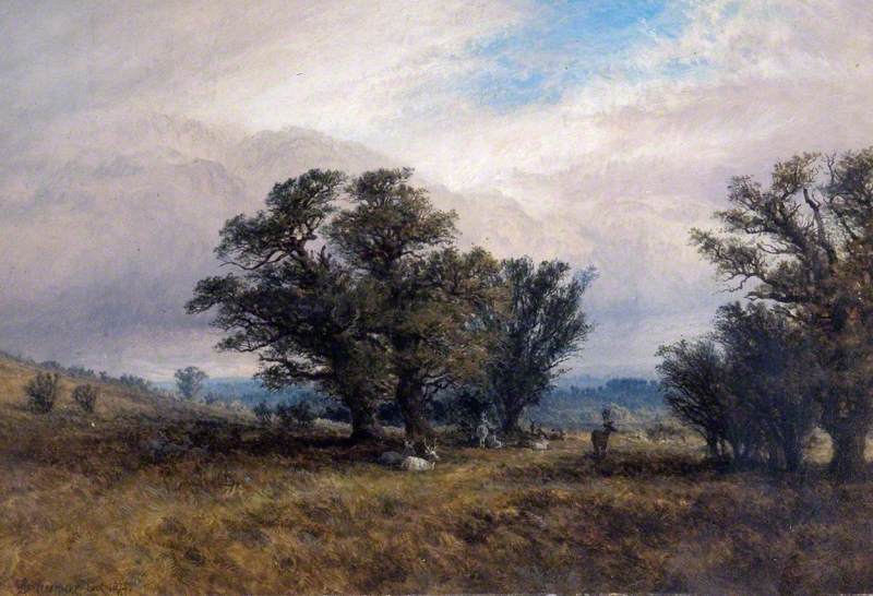 Landscape with Deer, Richmond Park