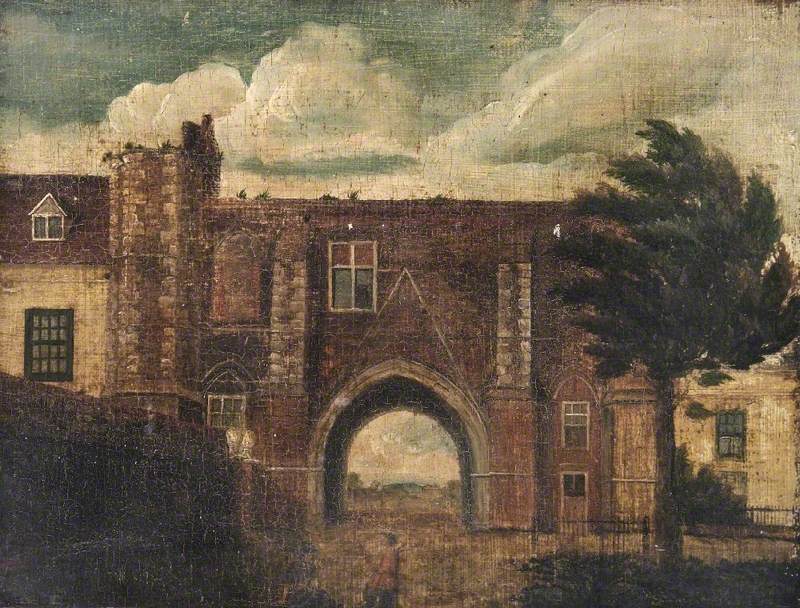 Reading Abbey Gateway, Berkshire, Looking North