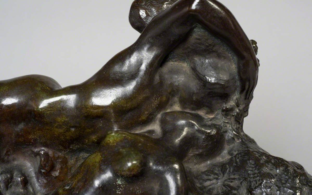 Young Woman Kissed by a Phantom (Le baiser du fantôme à la jeune