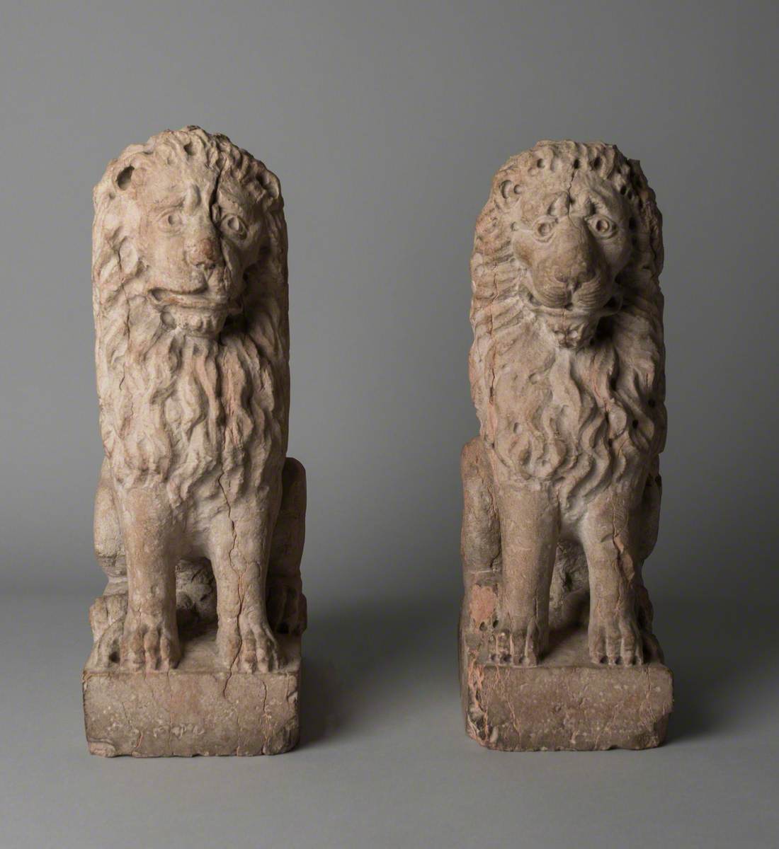 Pair of Venetian Lions