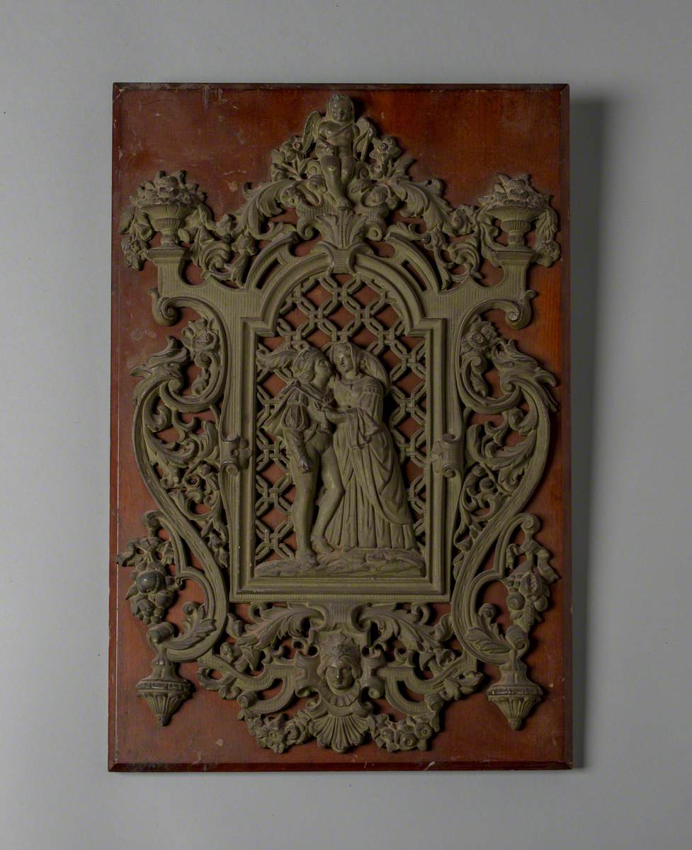 Fretwork with Central Couple