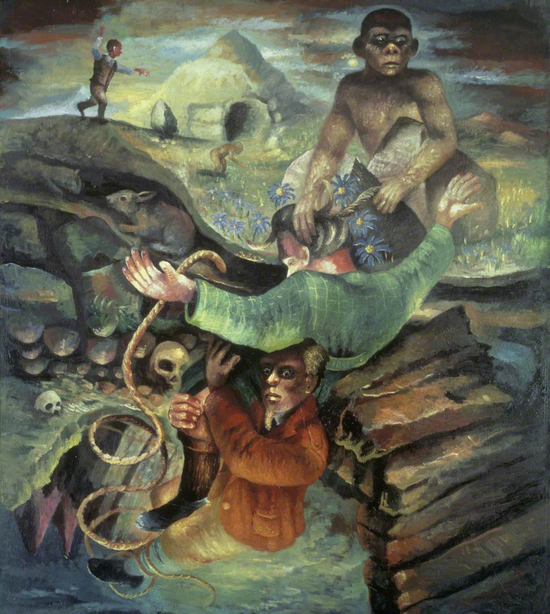 Painting on a Darwinian Theme Art UK