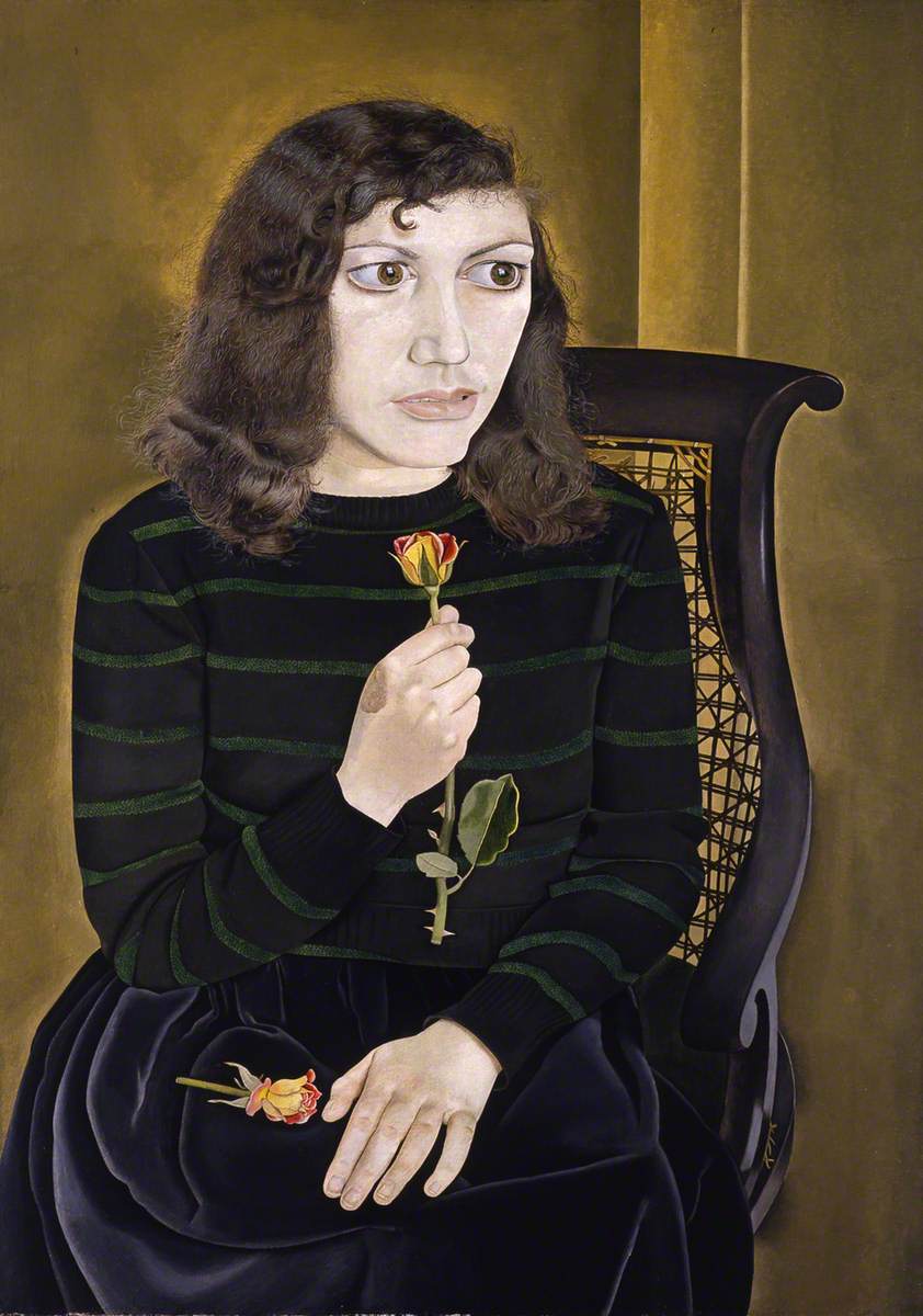 Girl with Roses