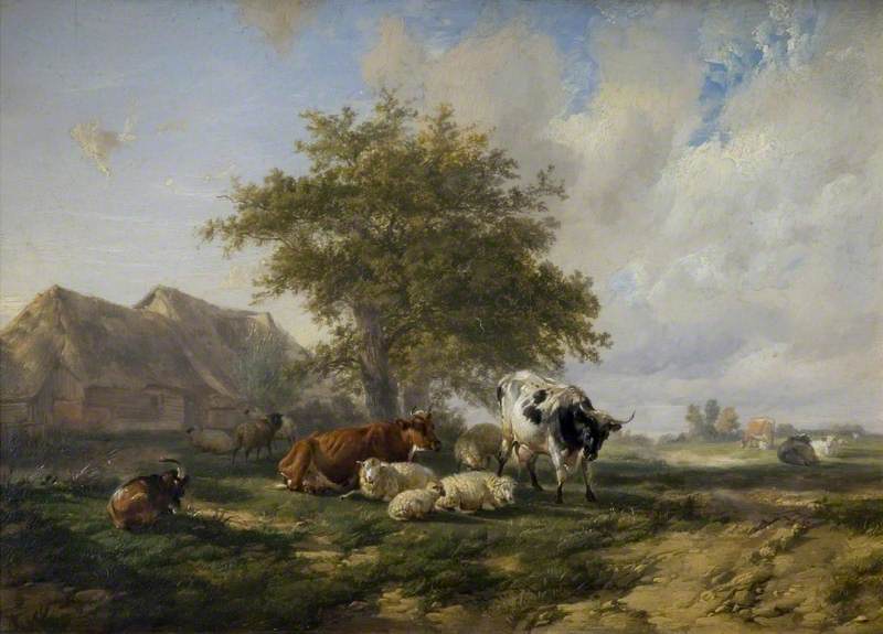 Landscape with Cattle and Sheep