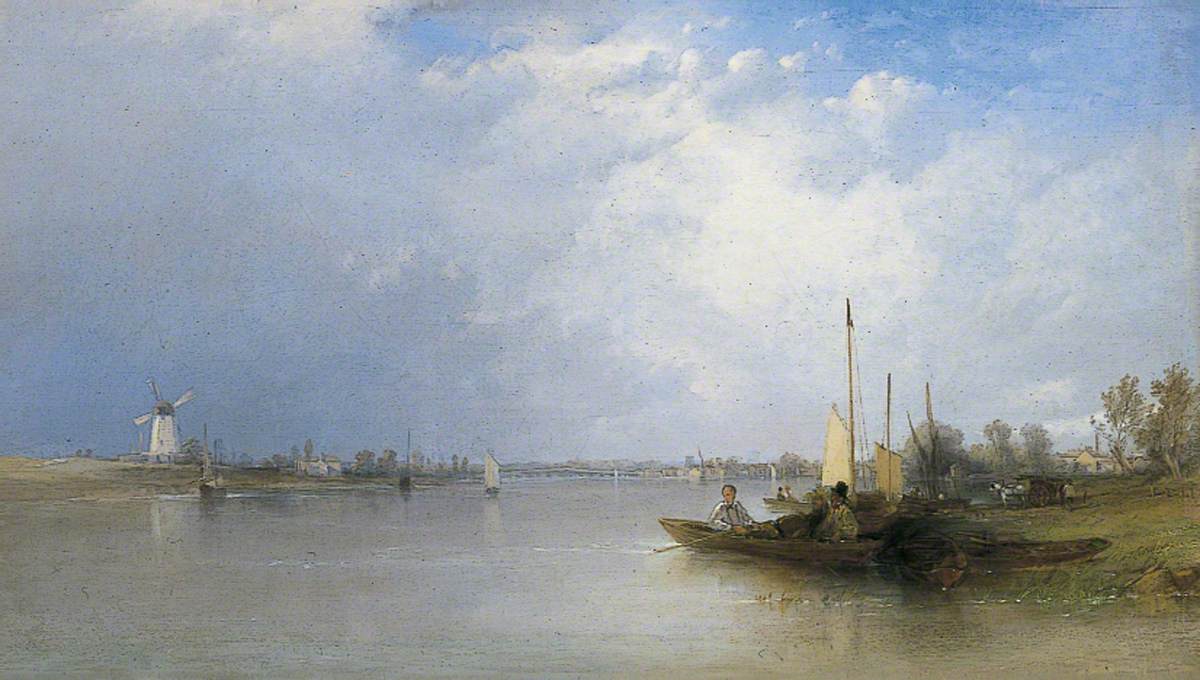 View of the Thames at Battersea