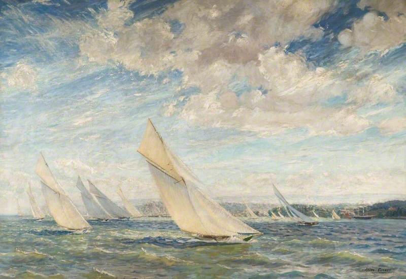 Yacht Racing in the Solent