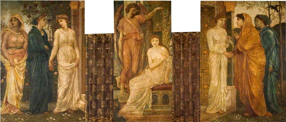 Psyche's Sisters Visit Her (Palace Green Murals)
