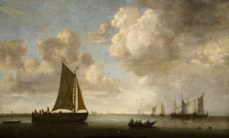Distant View of the Dutch Coast