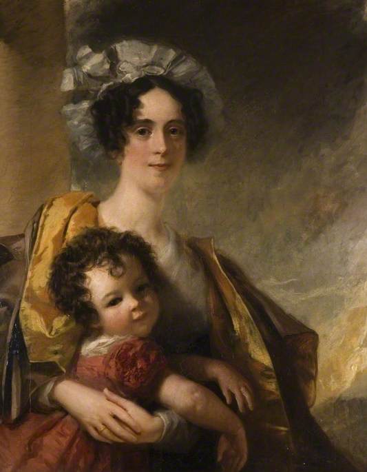 Mrs John Clerk Maxwell (1792–1839), and Her Son, James (1831–1879)