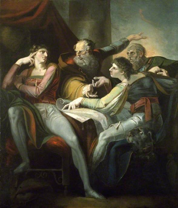 Dispute between Hotspur, Glendower, Mortimer and Worcester