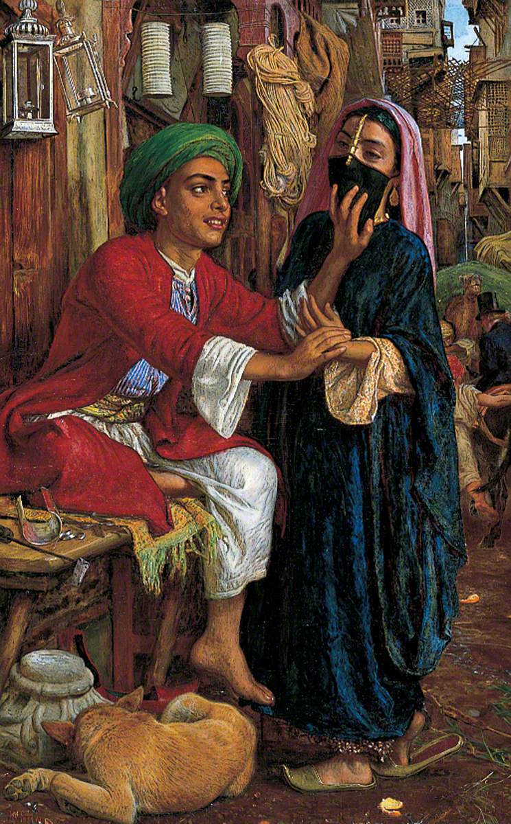 The Lantern Maker's Courtship (Cairo Street Scene)