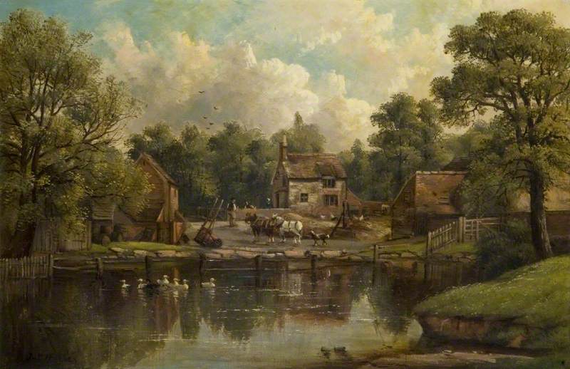 View of a Farm in Wood Lane, Handsworth, Birmingham