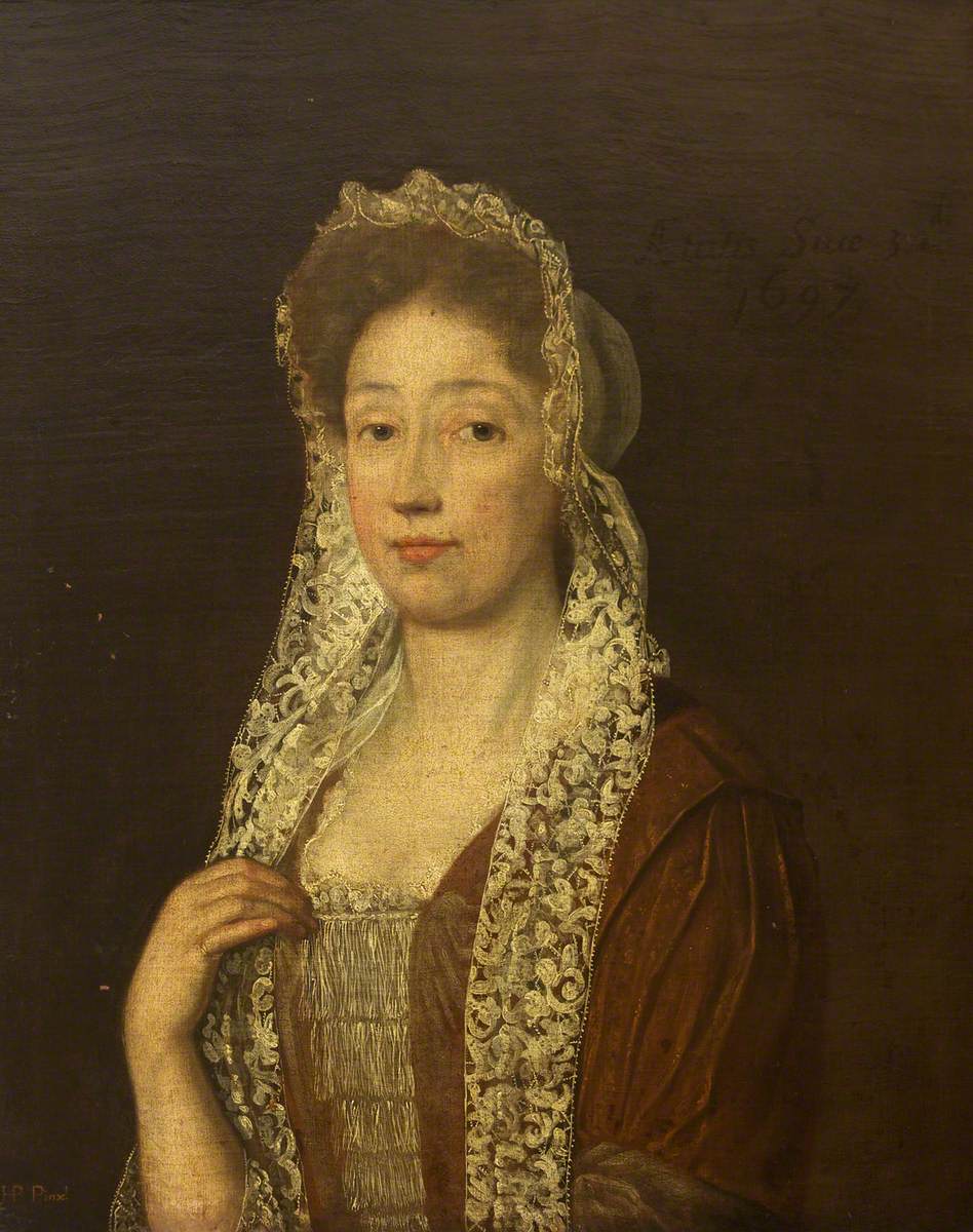 Portrait of an Unknown Lady with Lace Cap and Strings
