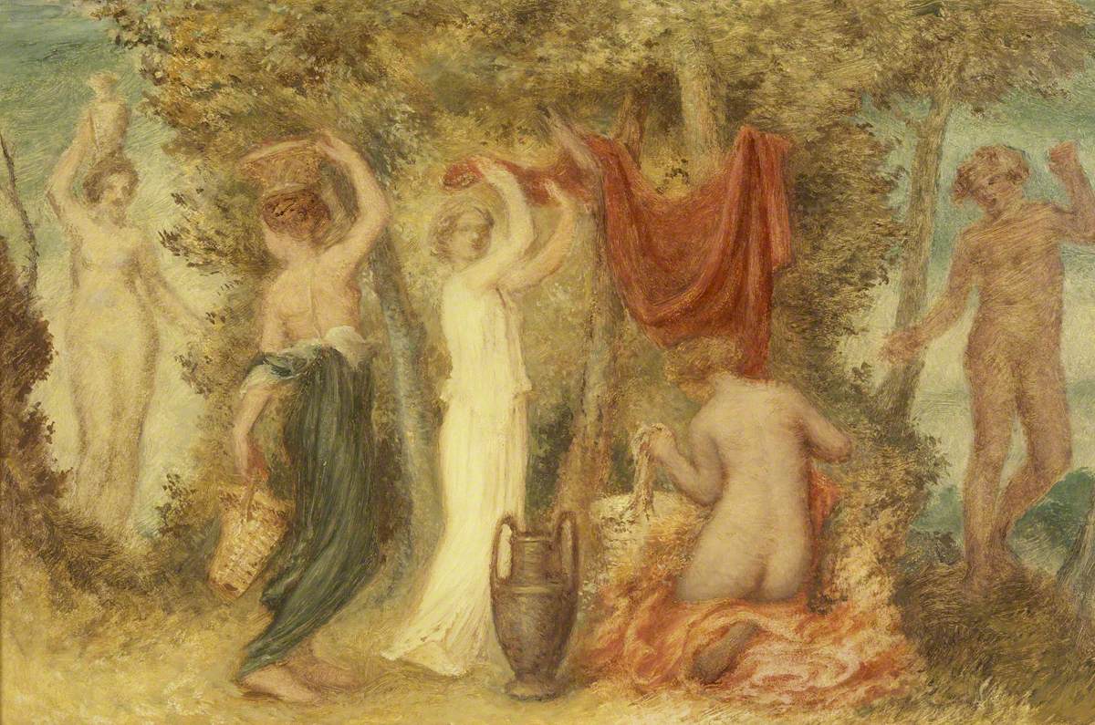 Votive Offerings, Classical Scene