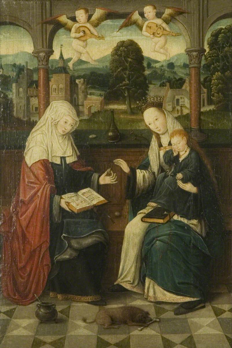 Madonna and Child with Saint Anne