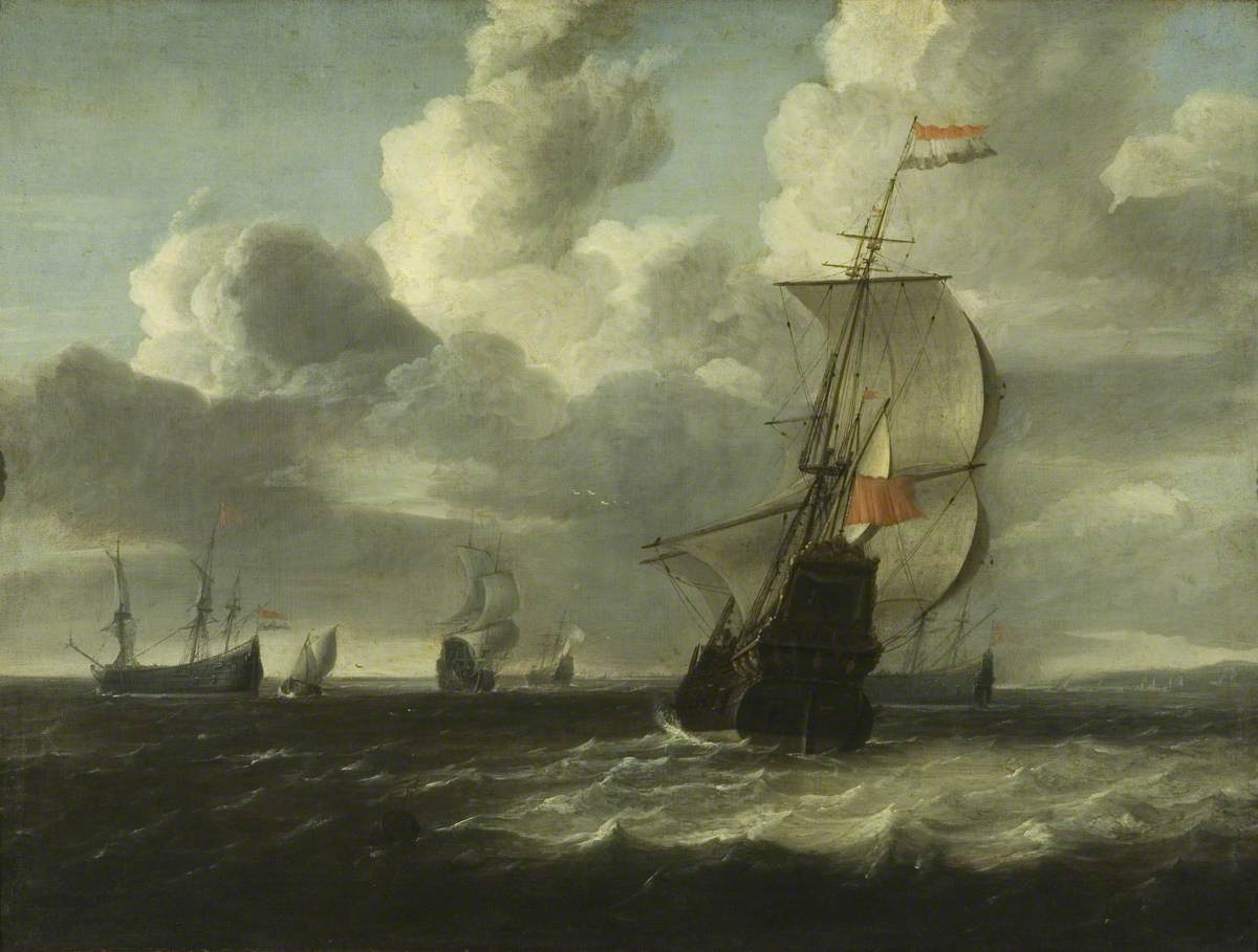 Seascape (Man of War Setting Out)