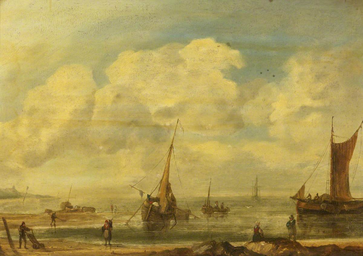 Coast Scene with Vessels