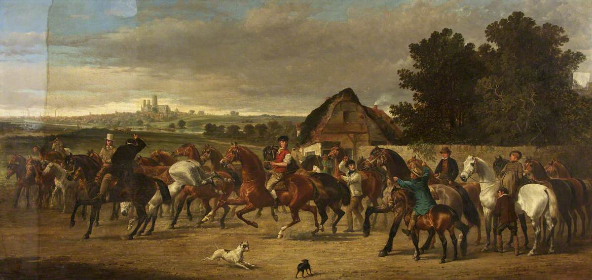 Horses Going to a Fair, Lincoln