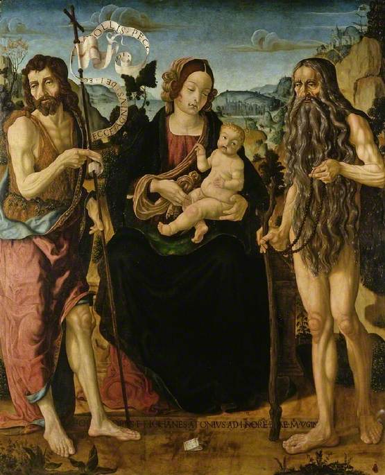 Virgin and Child between Saint John the Baptist and Saint Onuphrius